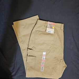 Carhartt Pants Womens 18 Short Khaki Tan Workwear Original Fit Pockets NWT